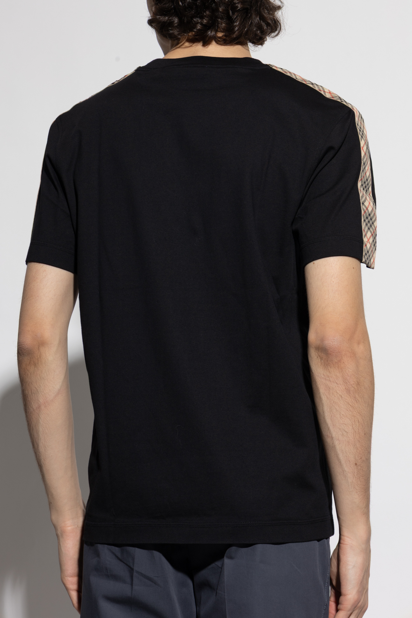 Burberry T-shirt with embroidered logo | Men's Clothing | Vitkac
